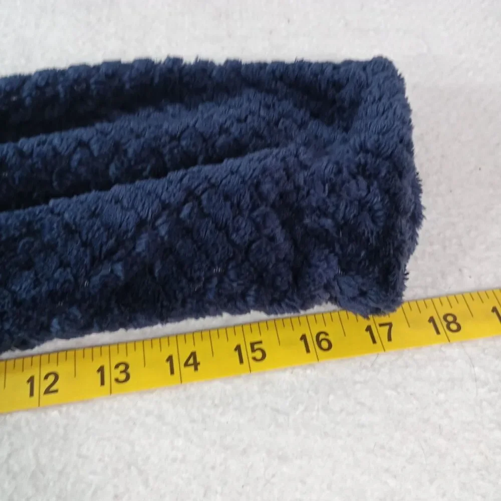 Cuddl Duds Plush Fleece Lounge Set XL Navy Zip Jacket Pants Soft Cozy Pajamas